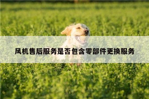 风机售后服务是否包含零部件更换服务